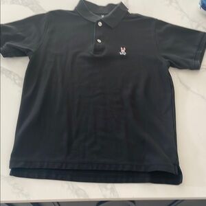 Psycho Bunny Black Polo Shirt Classic Short Sleeve